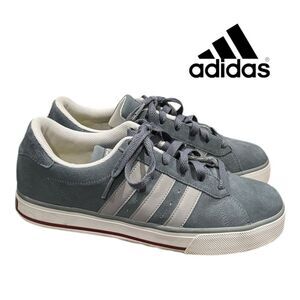 Adidas Men's Blue Neo Ortholite Athletic Lace-Up Suede G52128 Sneakers 6.5